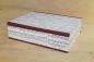 Preview: Large box with burgundy linen edges and musical notes motif